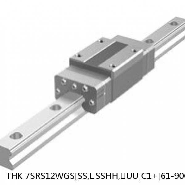 7SRS12WGS[SS,​SSHH,​UU]C1+[61-900/1]LM THK Miniature Linear Guide Full Ball SRS-G Accuracy and Preload Selectable