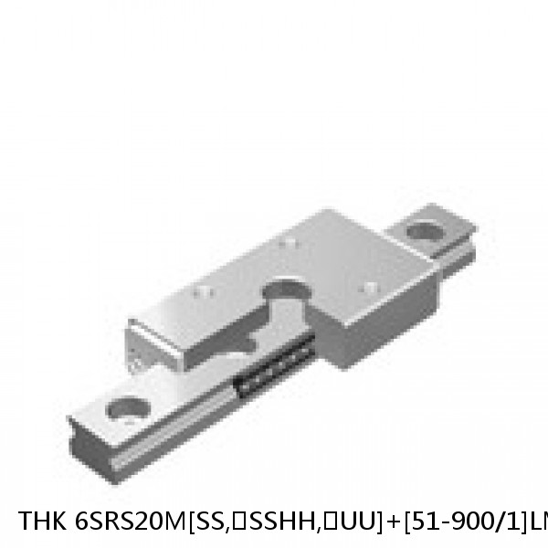 6SRS20M[SS,​SSHH,​UU]+[51-900/1]LM THK Miniature Linear Guide Caged Ball SRS Series