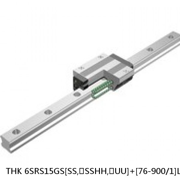 6SRS15GS[SS,​SSHH,​UU]+[76-900/1]LM THK Miniature Linear Guide Full Ball SRS-G Accuracy and Preload Selectable