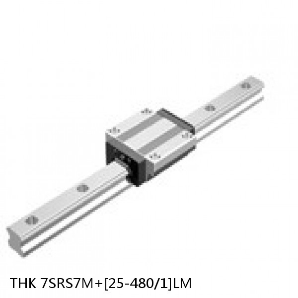7SRS7M+[25-480/1]LM THK Miniature Linear Guide Caged Ball SRS Series