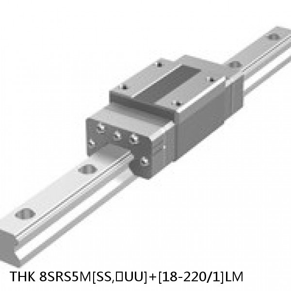 8SRS5M[SS,​UU]+[18-220/1]LM THK Miniature Linear Guide Caged Ball SRS Series
