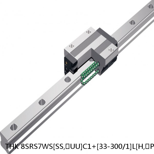 8SRS7WS[SS,​UU]C1+[33-300/1]L[H,​P]M THK Miniature Linear Guide Caged Ball SRS Series