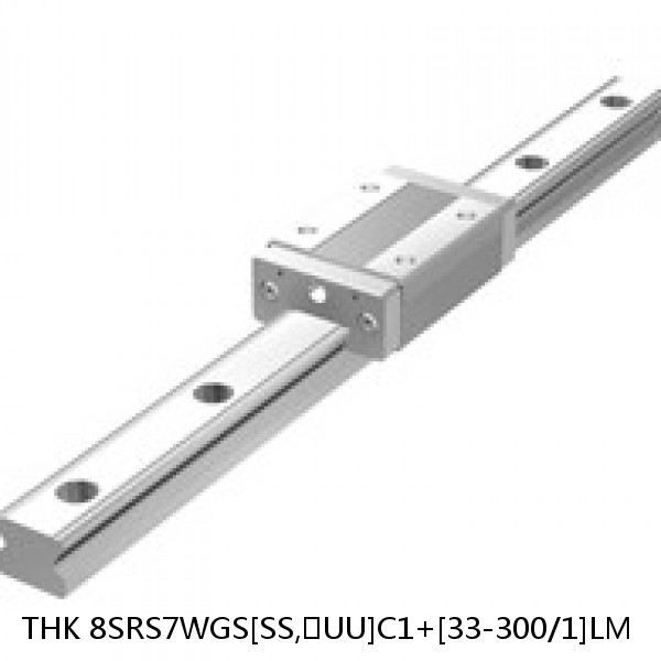8SRS7WGS[SS,​UU]C1+[33-300/1]LM THK Miniature Linear Guide Full Ball SRS-G Accuracy and Preload Selectable