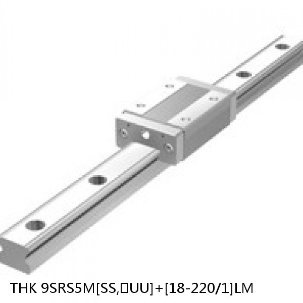 9SRS5M[SS,​UU]+[18-220/1]LM THK Miniature Linear Guide Caged Ball SRS Series