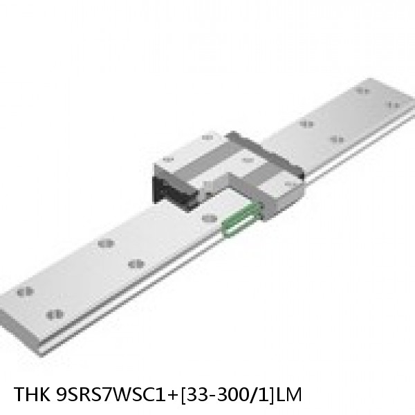 9SRS7WSC1+[33-300/1]LM THK Miniature Linear Guide Caged Ball SRS Series