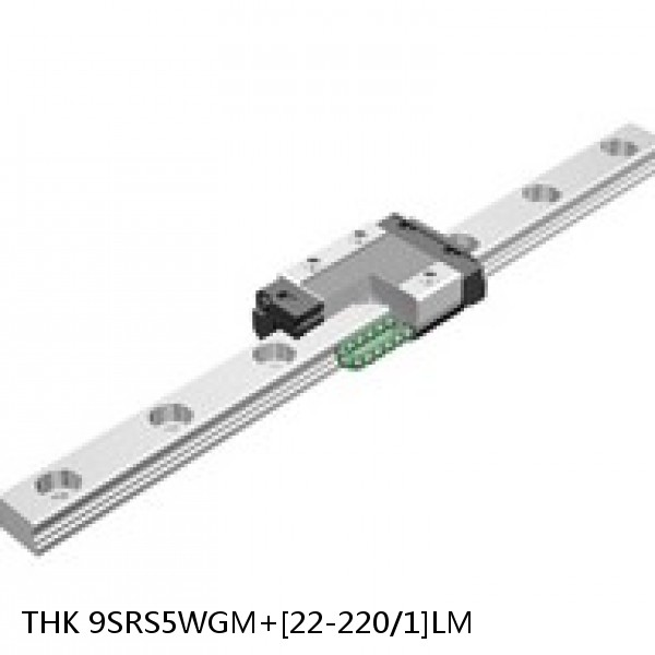 9SRS5WGM+[22-220/1]LM THK Miniature Linear Guide Full Ball SRS-G Accuracy and Preload Selectable