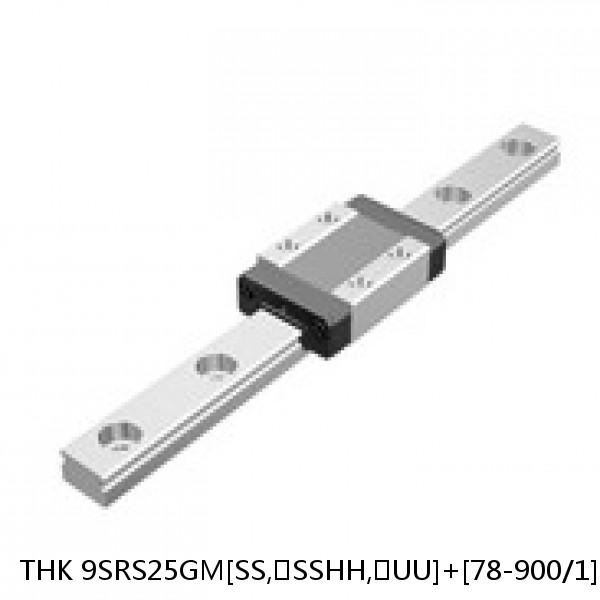 9SRS25GM[SS,​SSHH,​UU]+[78-900/1]LM THK Miniature Linear Guide Full Ball SRS-G Accuracy and Preload Selectable