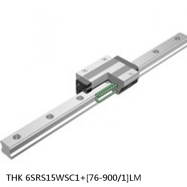 6SRS15WSC1+[76-900/1]LM THK Miniature Linear Guide Caged Ball SRS Series #1 small image