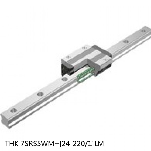 7SRS5WM+[24-220/1]LM THK Miniature Linear Guide Caged Ball SRS Series