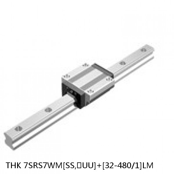 7SRS7WM[SS,​UU]+[32-480/1]LM THK Miniature Linear Guide Caged Ball SRS Series #1 small image