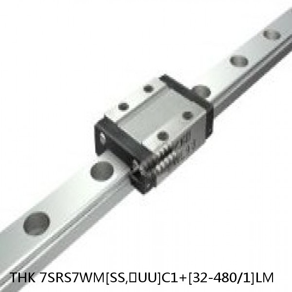 7SRS7WM[SS,​UU]C1+[32-480/1]LM THK Miniature Linear Guide Caged Ball SRS Series