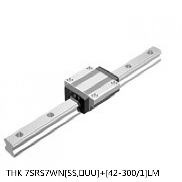 7SRS7WN[SS,​UU]+[42-300/1]LM THK Miniature Linear Guide Caged Ball SRS Series