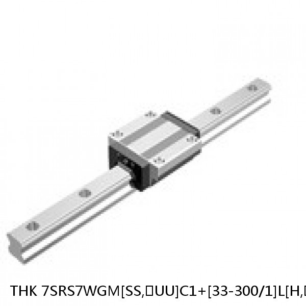 7SRS7WGM[SS,​UU]C1+[33-300/1]L[H,​P]M THK Miniature Linear Guide Full Ball SRS-G Accuracy and Preload Selectable