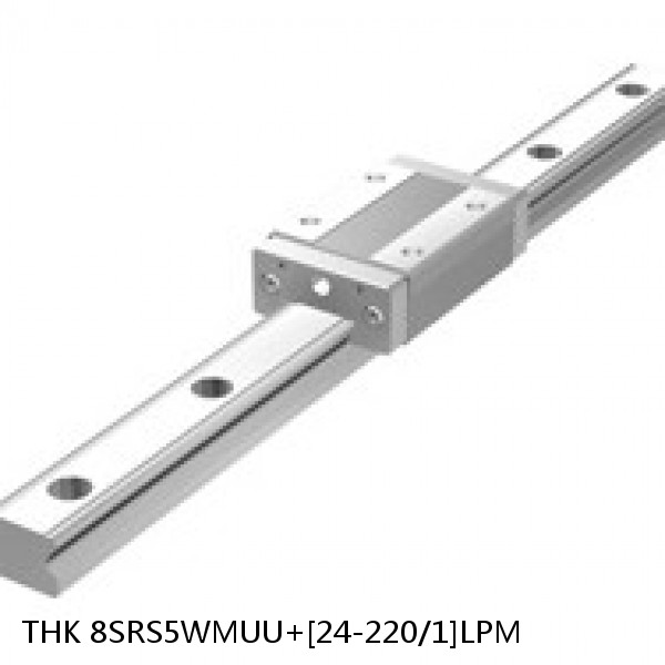 8SRS5WMUU+[24-220/1]LPM THK Miniature Linear Guide Caged Ball SRS Series #1 small image