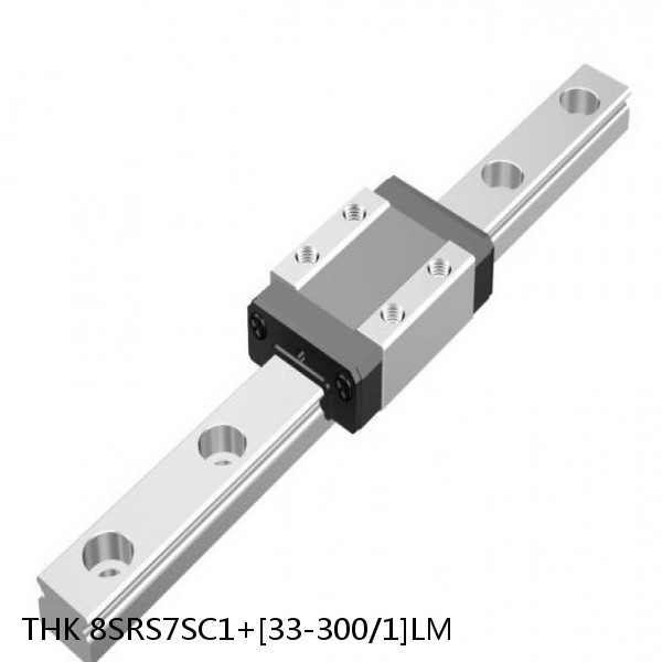 8SRS7SC1+[33-300/1]LM THK Miniature Linear Guide Caged Ball SRS Series