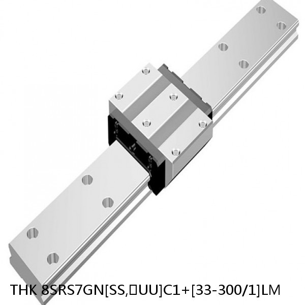 8SRS7GN[SS,​UU]C1+[33-300/1]LM THK Miniature Linear Guide Full Ball SRS-G Accuracy and Preload Selectable