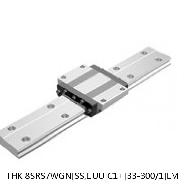 8SRS7WGN[SS,​UU]C1+[33-300/1]LM THK Miniature Linear Guide Full Ball SRS-G Accuracy and Preload Selectable