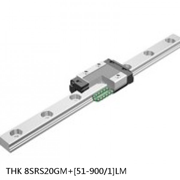 8SRS20GM+[51-900/1]LM THK Miniature Linear Guide Full Ball SRS-G Accuracy and Preload Selectable #1 small image