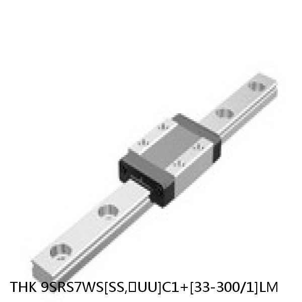 9SRS7WS[SS,​UU]C1+[33-300/1]LM THK Miniature Linear Guide Caged Ball SRS Series