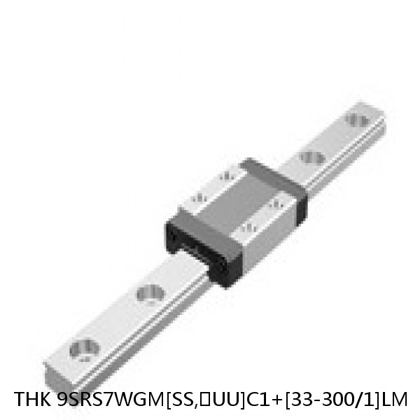 9SRS7WGM[SS,​UU]C1+[33-300/1]LM THK Miniature Linear Guide Full Ball SRS-G Accuracy and Preload Selectable