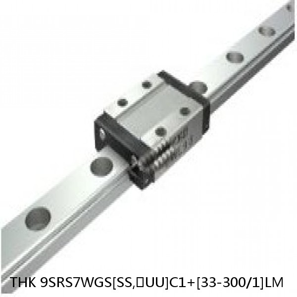 9SRS7WGS[SS,​UU]C1+[33-300/1]LM THK Miniature Linear Guide Full Ball SRS-G Accuracy and Preload Selectable