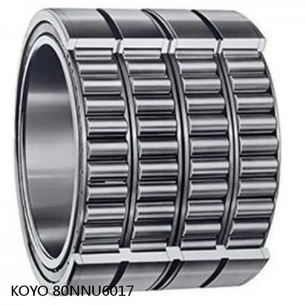 80NNU6017 KOYO Double-row cylindrical roller bearings #1 image