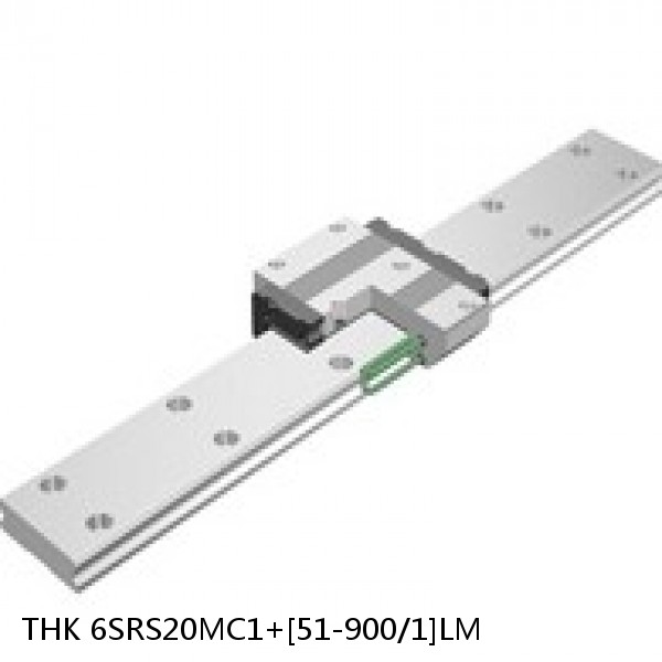 6SRS20MC1+[51-900/1]LM THK Miniature Linear Guide Caged Ball SRS Series #1 image