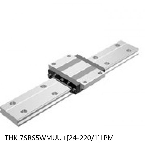 7SRS5WMUU+[24-220/1]LPM THK Miniature Linear Guide Caged Ball SRS Series #1 image