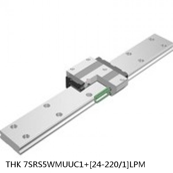 7SRS5WMUUC1+[24-220/1]LPM THK Miniature Linear Guide Caged Ball SRS Series #1 image
