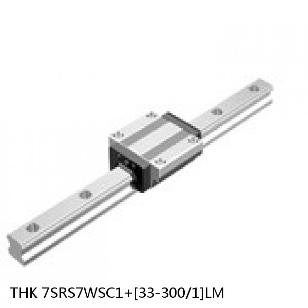 7SRS7WSC1+[33-300/1]LM THK Miniature Linear Guide Caged Ball SRS Series #1 image