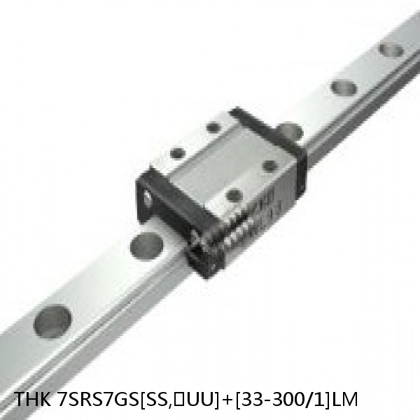 7SRS7GS[SS,​UU]+[33-300/1]LM THK Miniature Linear Guide Full Ball SRS-G Accuracy and Preload Selectable #1 image