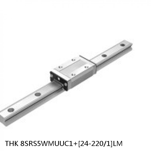 8SRS5WMUUC1+[24-220/1]LM THK Miniature Linear Guide Caged Ball SRS Series #1 image
