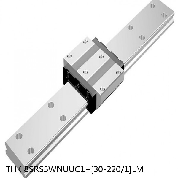 8SRS5WNUUC1+[30-220/1]LM THK Miniature Linear Guide Caged Ball SRS Series #1 image