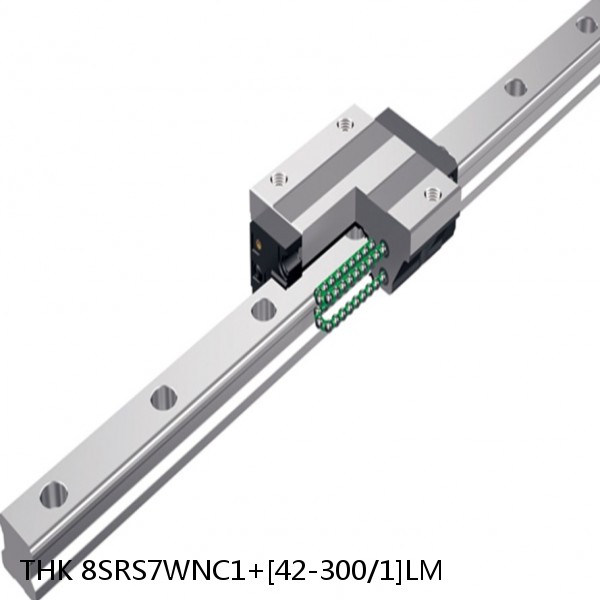 8SRS7WNC1+[42-300/1]LM THK Miniature Linear Guide Caged Ball SRS Series #1 image