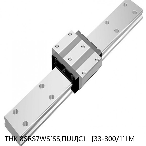 8SRS7WS[SS,​UU]C1+[33-300/1]LM THK Miniature Linear Guide Caged Ball SRS Series #1 image