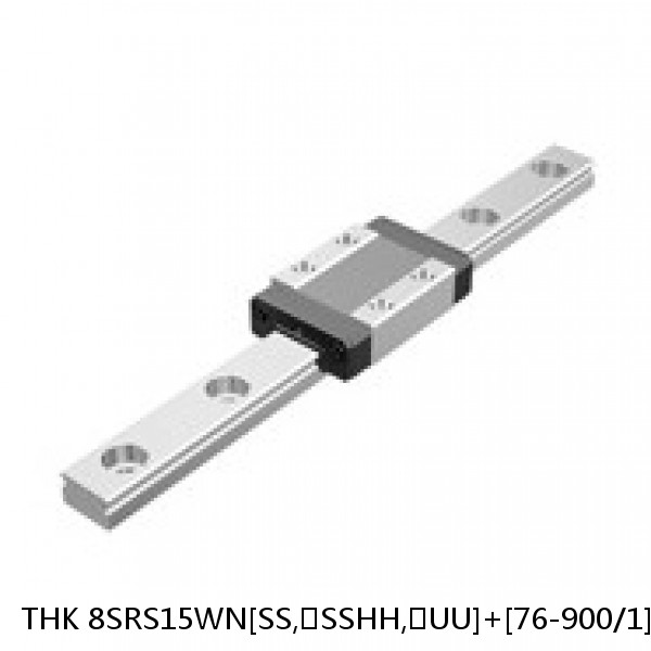8SRS15WN[SS,​SSHH,​UU]+[76-900/1]LM THK Miniature Linear Guide Caged Ball SRS Series #1 image