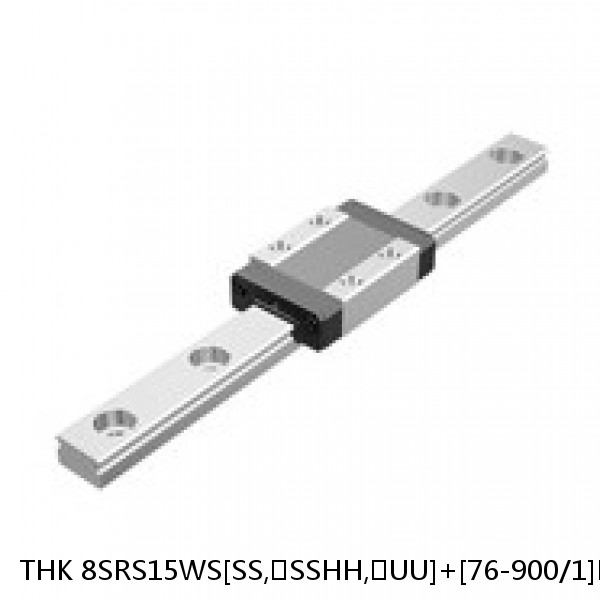 8SRS15WS[SS,​SSHH,​UU]+[76-900/1]LM THK Miniature Linear Guide Caged Ball SRS Series #1 image